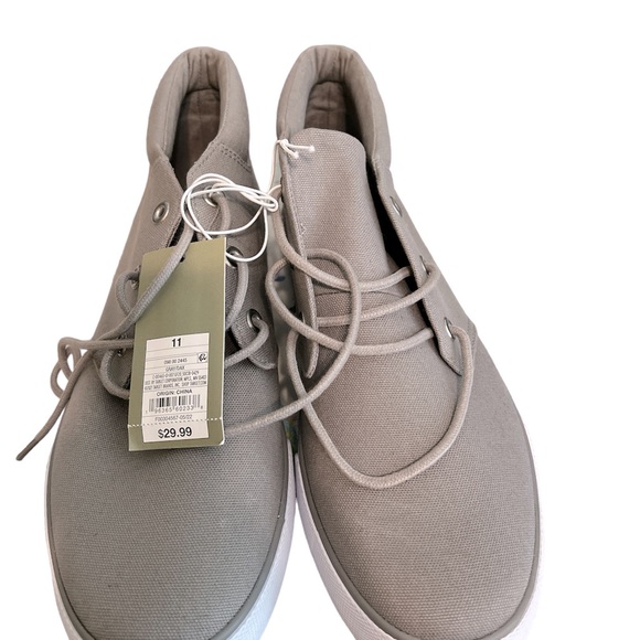 Mens size 11 Goodfellow &Co gray casual ankle high sneakers - Picture 1 of 5